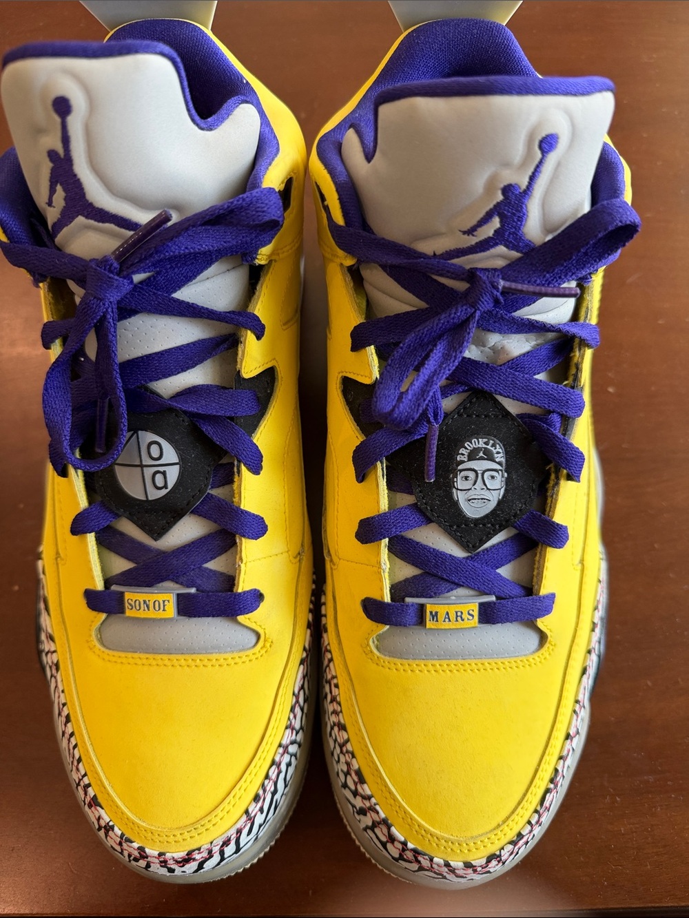 Jordan Son of Mars Low Sneakers - Yellow & Purple